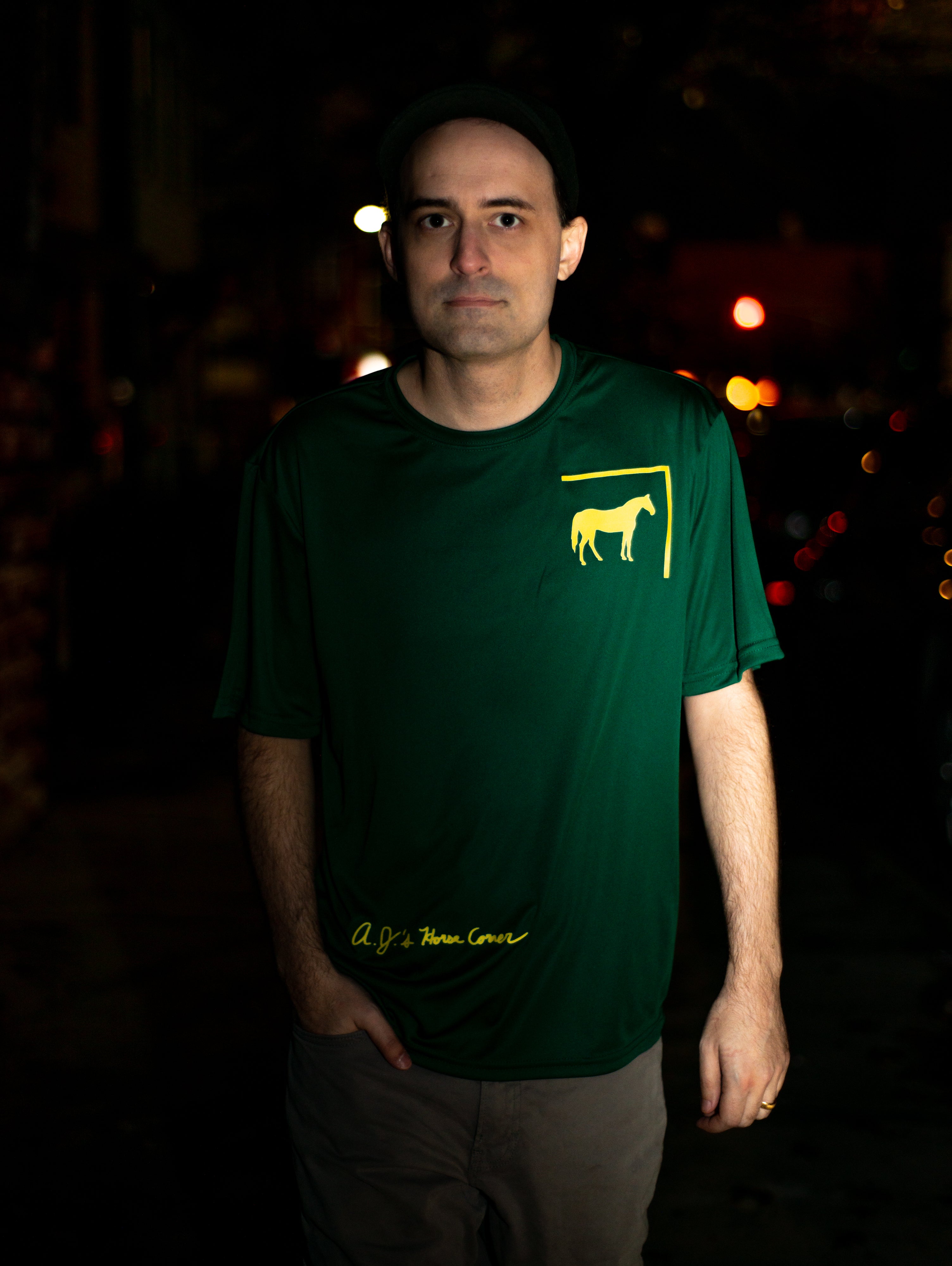 AJ's Horse Corner Athletic Tee (green)